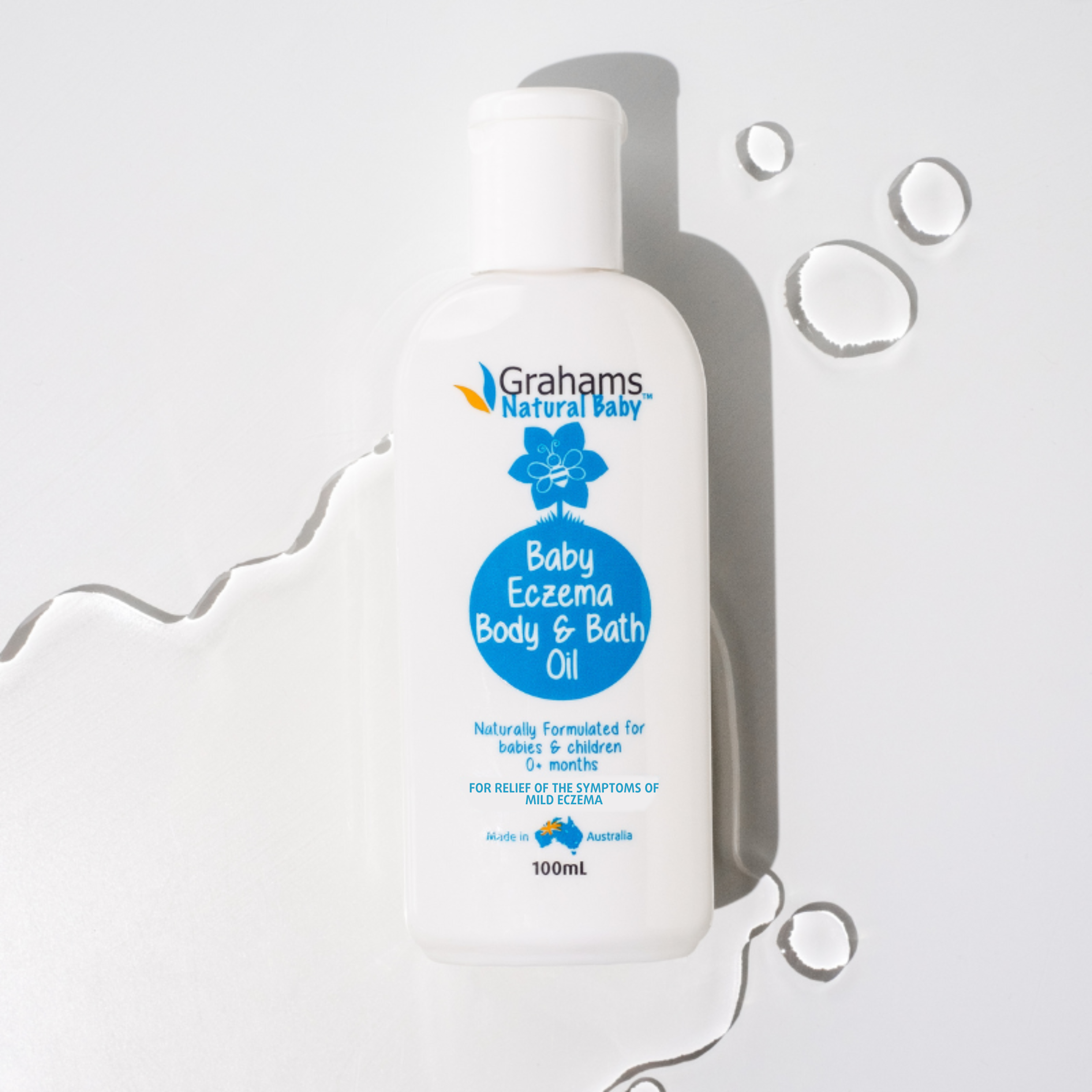 Natural Baby Eczema Body Bath Oil